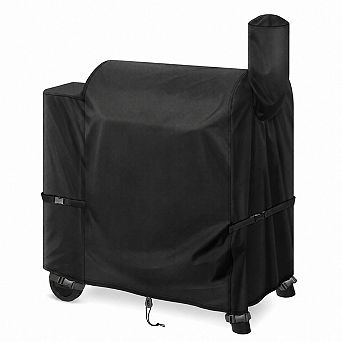 Heavy Duty Waterproof Grill Cover 41 x 22 x 40 Inch 600D Oxford for Pellet Smokers