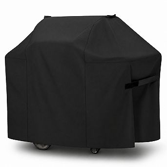 52 Inch Heavy Duty Waterproof Grill Cover 52 x 25.8 x 42.8 Inch Fade Resistant Black