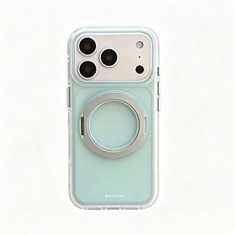 Phone Case with Magnetic Ring Stand,Shockproof Air Cushion Protective Cover for iPhone 17 Pro Max