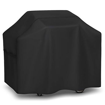 55 Inch Waterproof Fade Resistant Outdoor Grill Cover 55 x 23 x 42 Inch Black