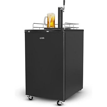 Commercial Cool 6.1 Cu Ft Beer Kegerator - Beer Keg Dispenser Converts to 2-Shelf Refrigerator