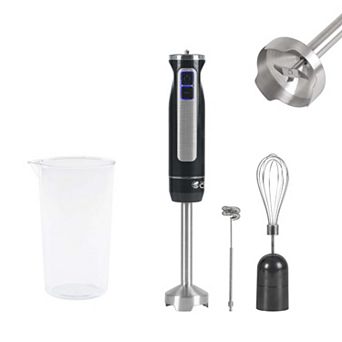 Commercial Chef Multi-Purpose Immersion Hand Blender - Stainless Steel Foot - 600 ml Beaker - 500W
