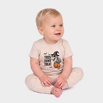 Trick Rawr Treat Dino - Infant Jogger Pant Crew Set