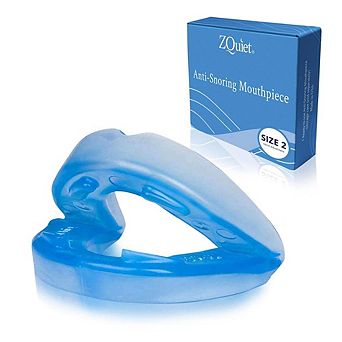 ZQuiet Anti-Snoring Mouthpiece Single Pack, Size 2, Blue