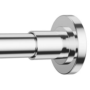 Shower Curtain Rod 31 to 68 Inch Adjustable, Spring Tension Stainless Steel Curtain Rod for Bathroom