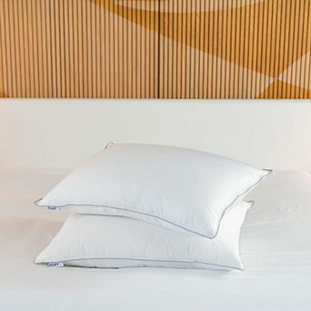 FluffCo Firm Fluff Down Feather Pillow