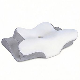 Neckow Memory Foam Pillow Shoulder Support Ice Silk Cover