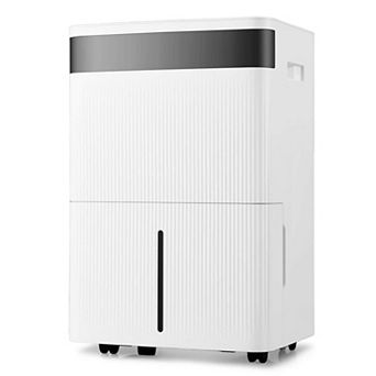 Costway 22-Pint(DOE) Dehumidifier with 3-Color Indicator For Home 6000 Sq.Ft Coverage Area