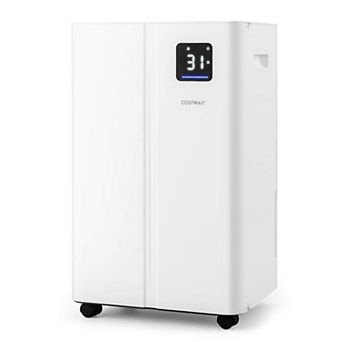 Costway 16-Pint(DOE) Dehumidifier for Basement with 4L Water Tank 4500 Sq.Ft