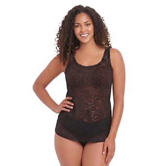 Comfort Choice Plus Size Soft Stretch Lace Camisole