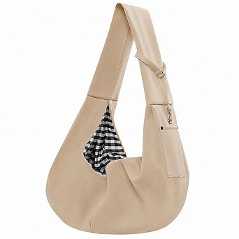 Petsfit Reversible Dog Carrier Sling Soft Breathable Cotton w/Storage Pocket