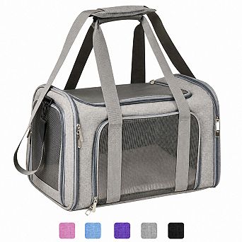 Petsfit TSA Airline Approved Soft Sided Pet Carrier Collapsible Waterproof 15lbs