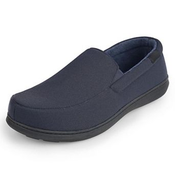 Men's Blue Knit House Shoes