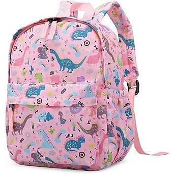 Toddler Preschool Backpack with Chest Buckle and Dinosaur Design
