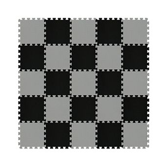 EVA Foam Puzzle Mat 18 Tiles 11.8"x11.8" Interlocking Floor Mat Exercise Play Mat