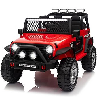 24V 2-Seater Ride-On Truck for Kids, 4x200W Motors, Electric Toys Car w/ Remote, LED, Bluetooth
