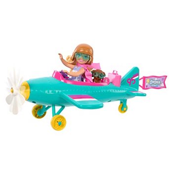 Barbie® Chelsea Can Be Plane Doll & 2-Seater Aircraft Playset with 7 Accessories