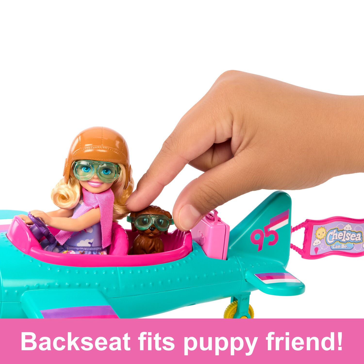 Детский игровой набор Barbie Chelsea Can Be Plane Doll & 2-Seater Aircraft Playset with 7 Accessories — фото 3