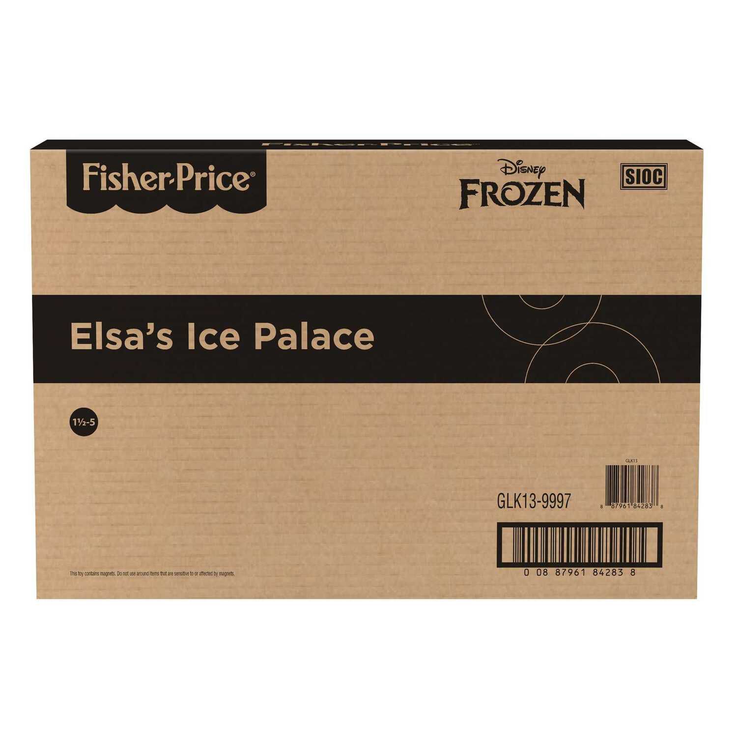 Детский игровой набор Fisher-Price Little People Disney's Frozen Elsa's Ice Palace Musical Playset with Elsa & Olaf Figures — фото 6