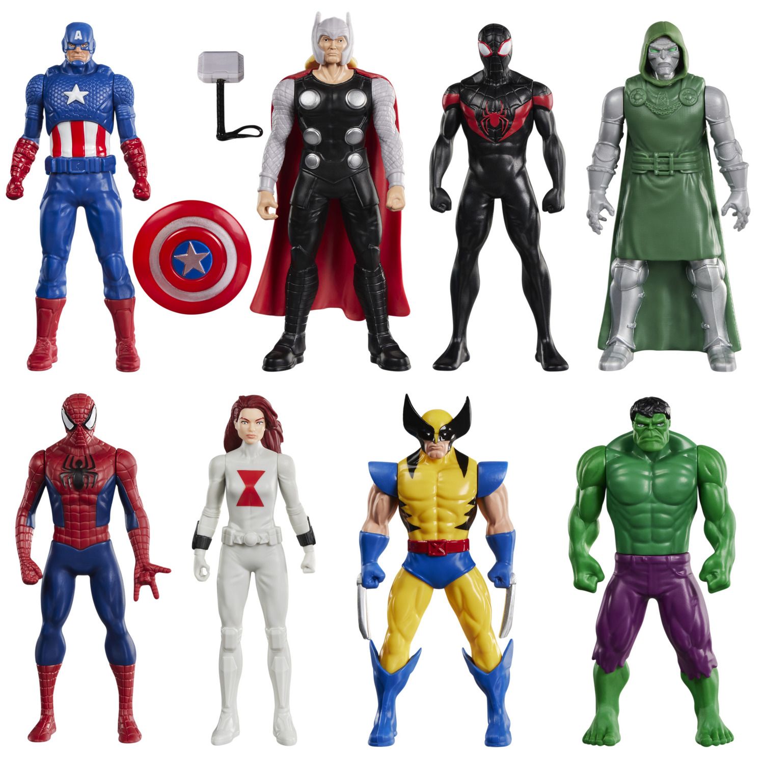 Детские фигурки Massive Marvel 8 pc Action Figure Multipack by Hasbro — фото 2