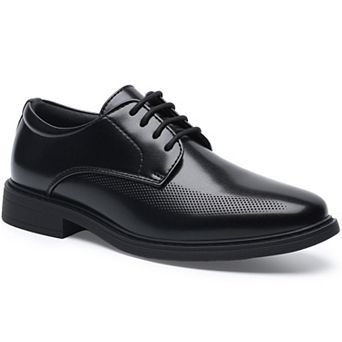HOMEHOT Boys Oxford Formal Shoes Lace-up Comfort Uniform Fashion Shoes for Little Big Kid