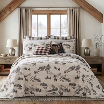 Levtex Home Lodge Toile Bedspread Set