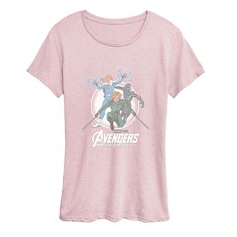 Women's Marvel Avengers Doomsday Female Heroes Distressed Graphic Tee
