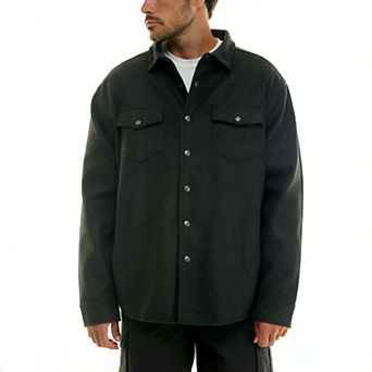 Men's Hallstatt Front Lined Wool Shirt Jacket