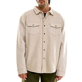 Men's Hallstatt Front Lined Wool Shirt Jacket