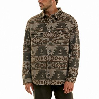 Men's Hallstatt Front Lined Wool Shirt Jacket