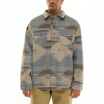 Men's Hallstatt Front Lined Wool Shirt Jacket