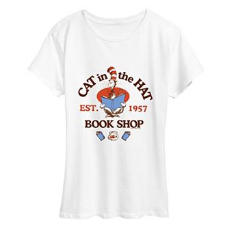 Women's Dr. Seuss The Cat In The Hat Book Shop Graphic Tee