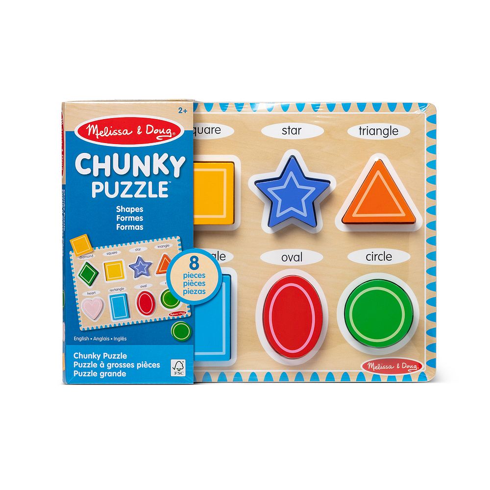 Melissa & Doug Shapes Chunky Puzzle