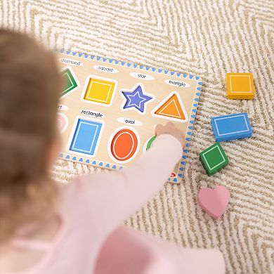 Melissa and Doug Shapes Chunky Puzzle