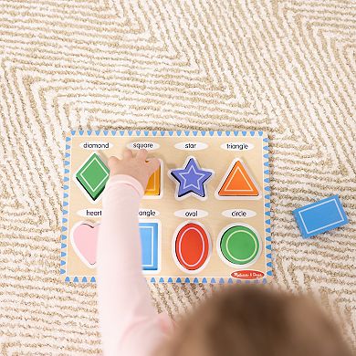 Melissa and Doug Shapes Chunky Puzzle