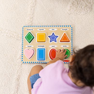 Melissa and Doug Shapes Chunky Puzzle