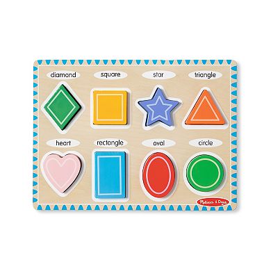 Melissa and Doug Shapes Chunky Puzzle