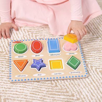 Melissa and Doug Shapes Chunky Puzzle
