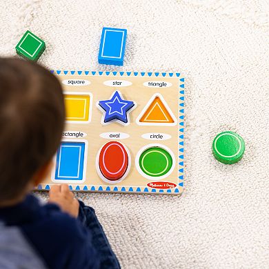 Melissa and Doug Shapes Chunky Puzzle