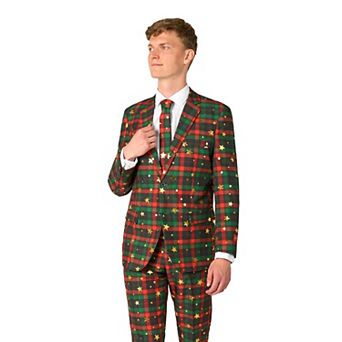 Men's OppoSuits Holiday 3 pc Blazer, Pants, & Tie Set