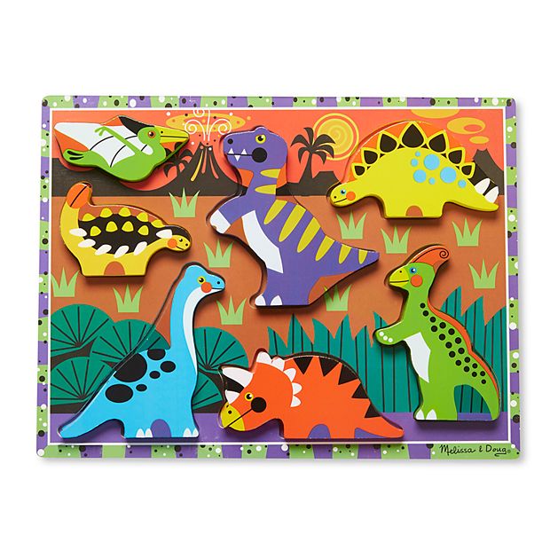 Melissa and Doug Chunky Puzzle Pets, 8-Piece Puzzle (Wood)