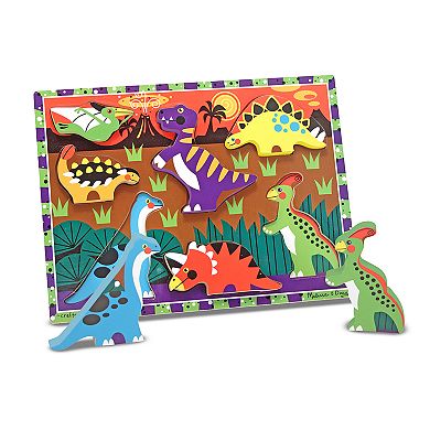 Melissa & Doug Dinosaurs Chunky Puzzle