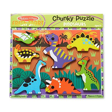 Melissa and Doug Dinosaurs Chunky Puzzle