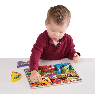 Melissa & Doug Dinosaurs Chunky Puzzle