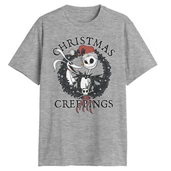 Men's Disney's Jack Skellington Christmas Creeping's Graphic Tee