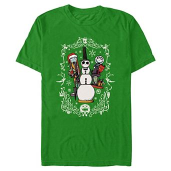 Men's Disney's Jack Skellington Christmas Decoration Graphic Tee