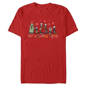 Men's Disney's Jack Skellington And Friends Up To Snow Good Graphic Tee