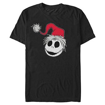Men's Disney's Jack Skellington Santa Claus Costume Graphic Tee