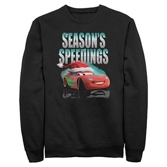 Men's Disney / Pixar's Lightning McQueen Season's Speeding's Fleece Sweatshirt