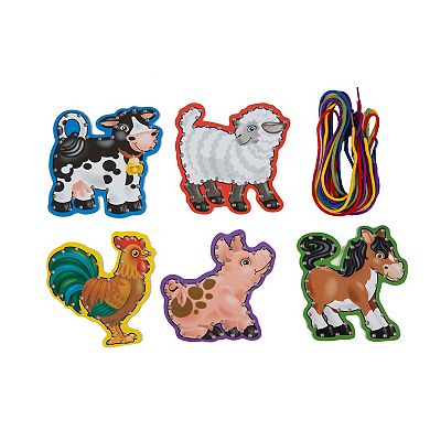 Melissa & Doug Farm Animals Lace and Trace Panels